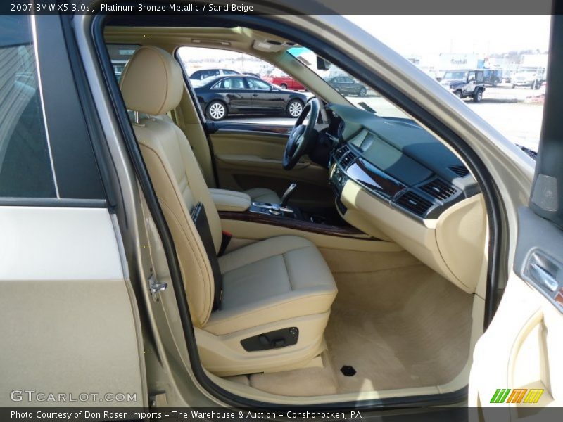 Platinum Bronze Metallic / Sand Beige 2007 BMW X5 3.0si