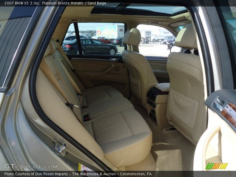 Platinum Bronze Metallic / Sand Beige 2007 BMW X5 3.0si