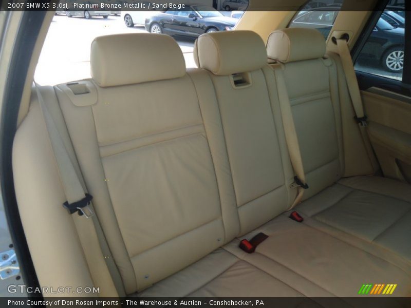 Platinum Bronze Metallic / Sand Beige 2007 BMW X5 3.0si