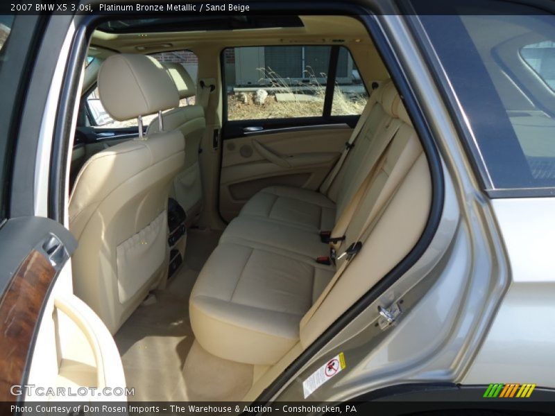 Platinum Bronze Metallic / Sand Beige 2007 BMW X5 3.0si