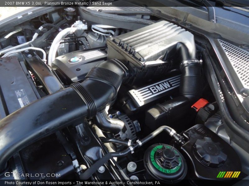 Platinum Bronze Metallic / Sand Beige 2007 BMW X5 3.0si