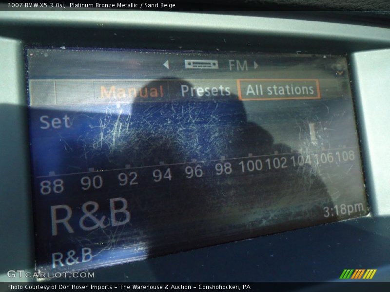 Platinum Bronze Metallic / Sand Beige 2007 BMW X5 3.0si