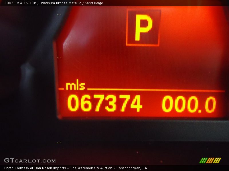 Platinum Bronze Metallic / Sand Beige 2007 BMW X5 3.0si