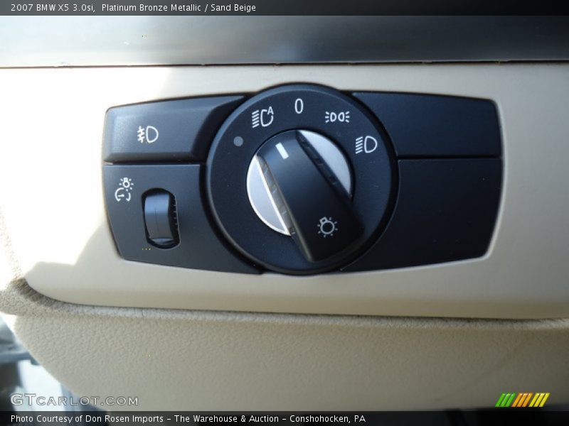 Platinum Bronze Metallic / Sand Beige 2007 BMW X5 3.0si