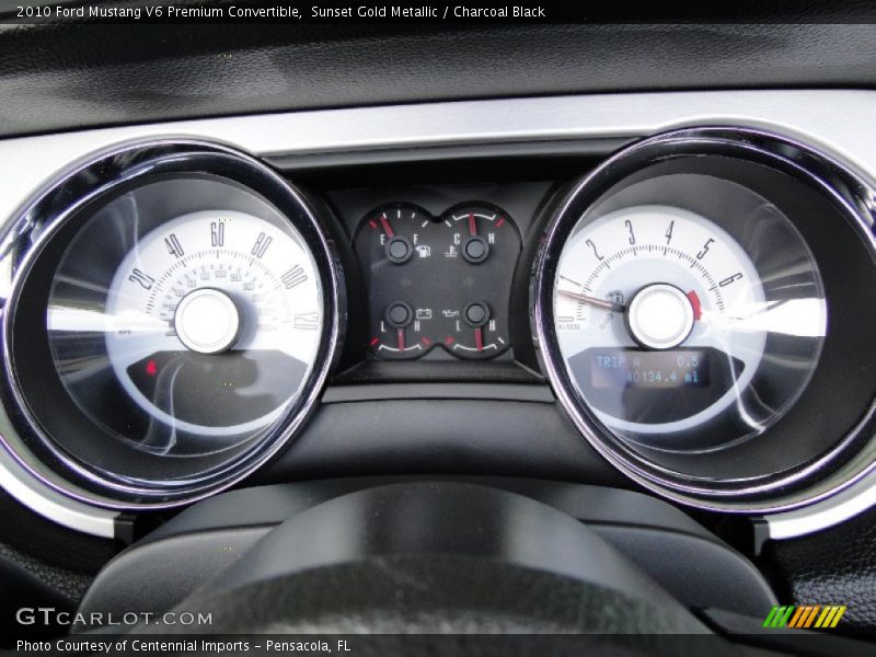  2010 Mustang V6 Premium Convertible V6 Premium Convertible Gauges