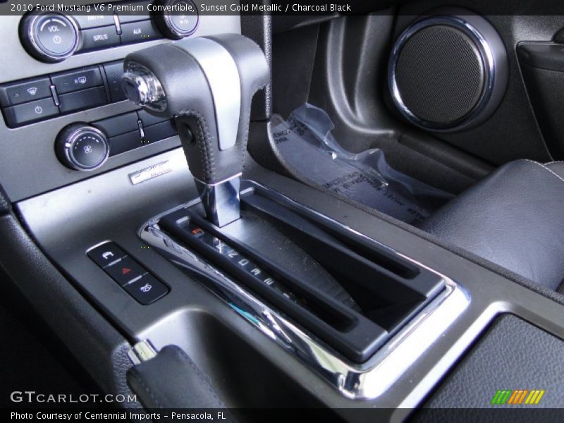  2010 Mustang V6 Premium Convertible 5 Speed Automatic Shifter