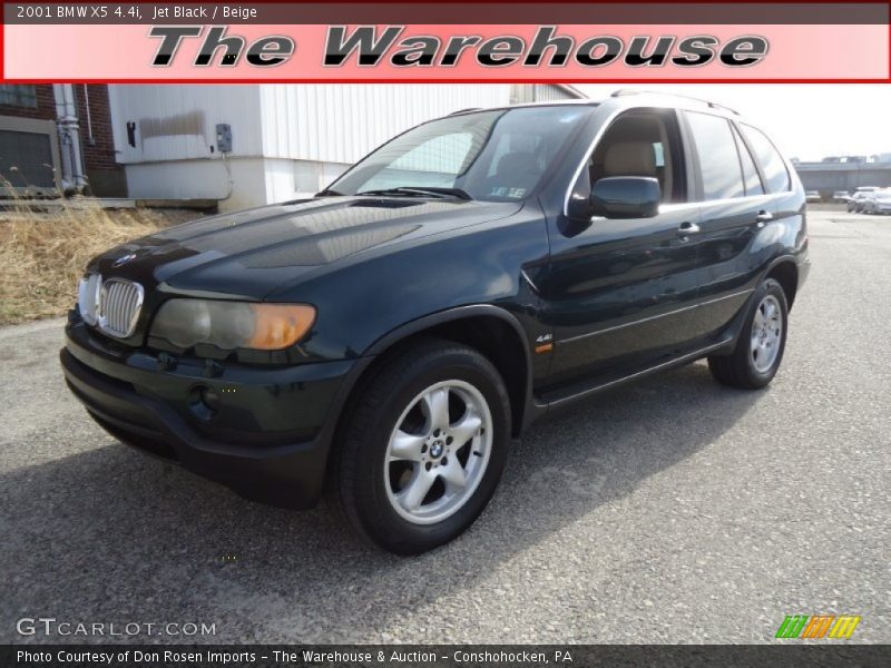 Jet Black / Beige 2001 BMW X5 4.4i