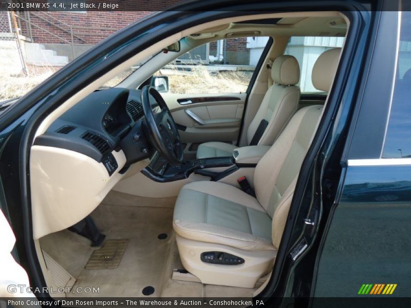 Jet Black / Beige 2001 BMW X5 4.4i