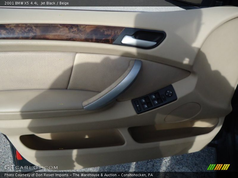 Jet Black / Beige 2001 BMW X5 4.4i