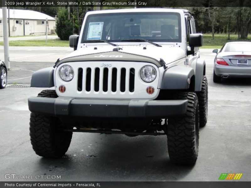 Stone White / Dark Slate Gray/Medium Slate Gray 2009 Jeep Wrangler X 4x4