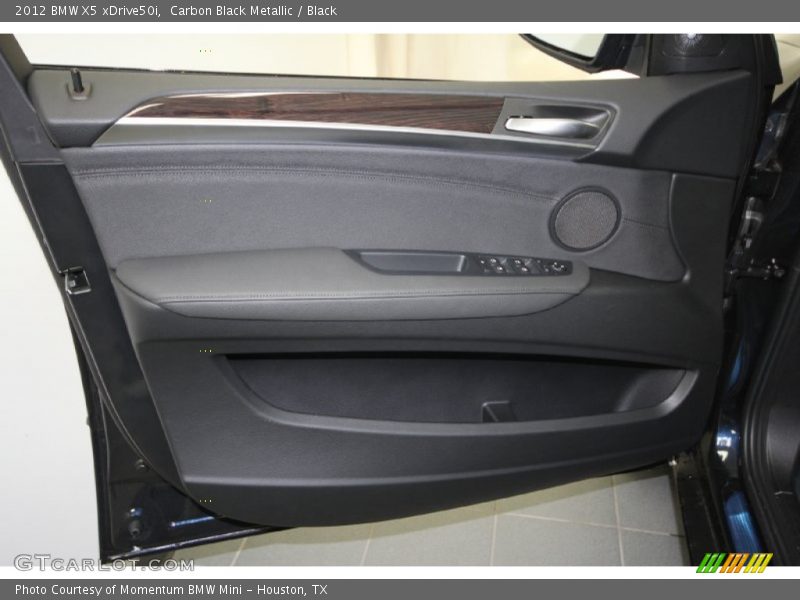 Carbon Black Metallic / Black 2012 BMW X5 xDrive50i