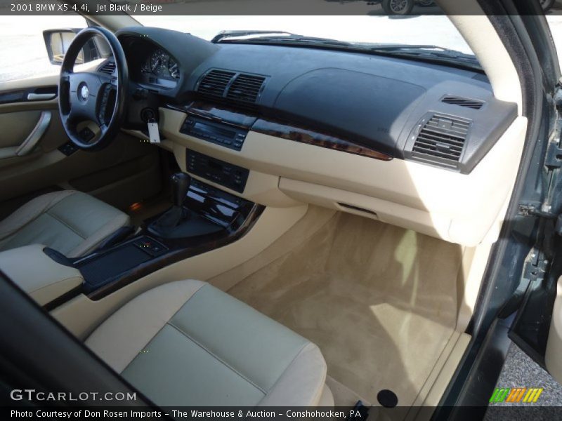 Jet Black / Beige 2001 BMW X5 4.4i