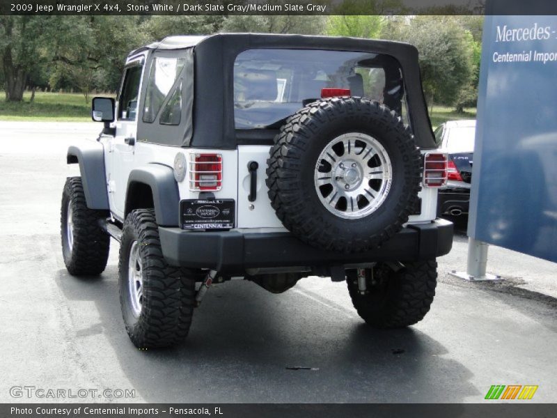 Stone White / Dark Slate Gray/Medium Slate Gray 2009 Jeep Wrangler X 4x4