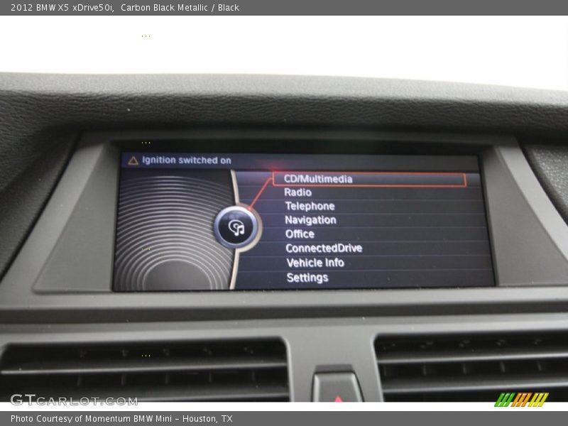 Carbon Black Metallic / Black 2012 BMW X5 xDrive50i
