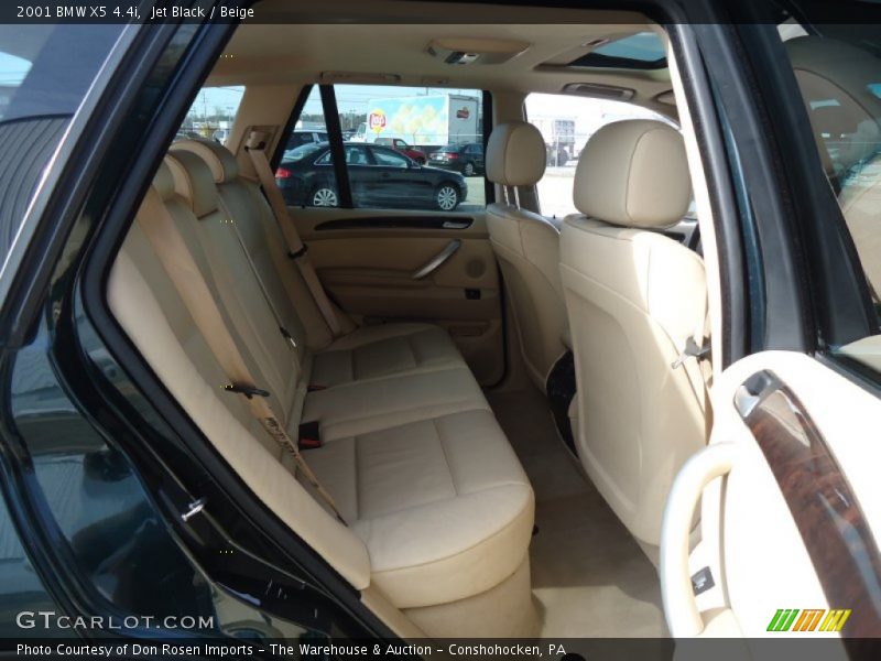 Jet Black / Beige 2001 BMW X5 4.4i