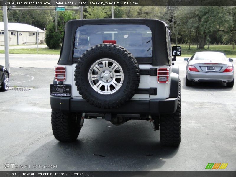Stone White / Dark Slate Gray/Medium Slate Gray 2009 Jeep Wrangler X 4x4