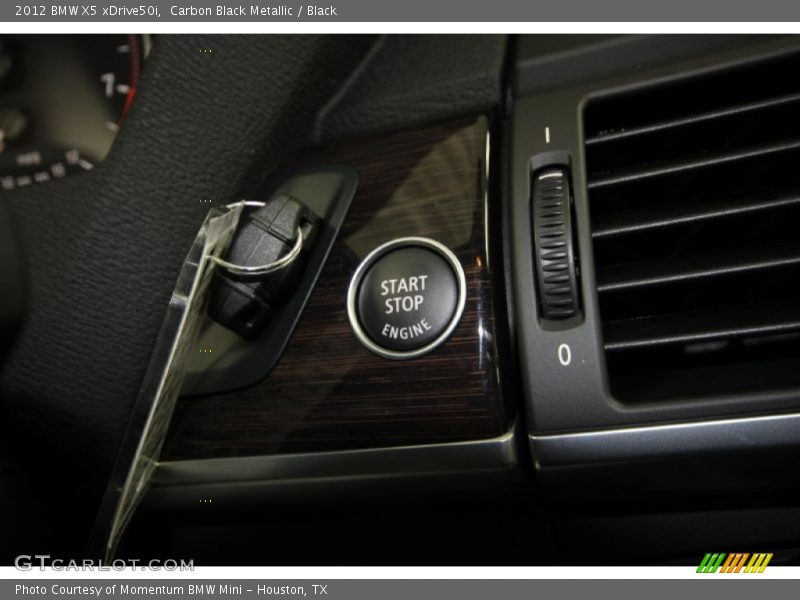 Carbon Black Metallic / Black 2012 BMW X5 xDrive50i