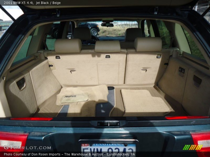 Jet Black / Beige 2001 BMW X5 4.4i