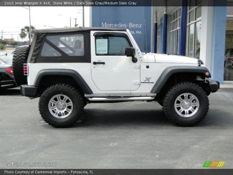 Stone White / Dark Slate Gray/Medium Slate Gray 2009 Jeep Wrangler X 4x4