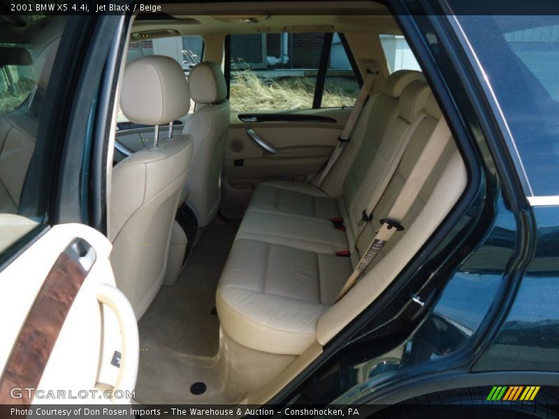 Jet Black / Beige 2001 BMW X5 4.4i