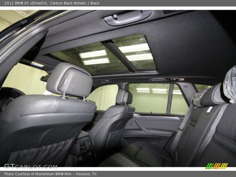 Carbon Black Metallic / Black 2012 BMW X5 xDrive50i