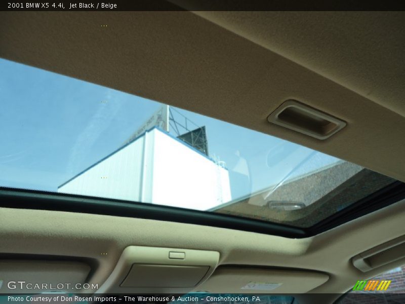 Jet Black / Beige 2001 BMW X5 4.4i
