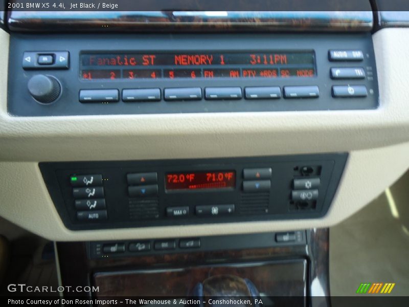 Jet Black / Beige 2001 BMW X5 4.4i