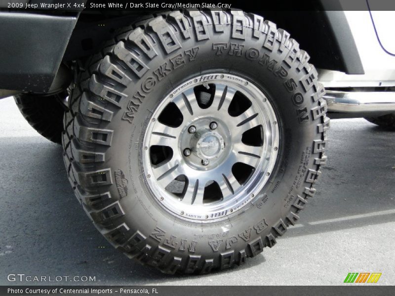 Stone White / Dark Slate Gray/Medium Slate Gray 2009 Jeep Wrangler X 4x4