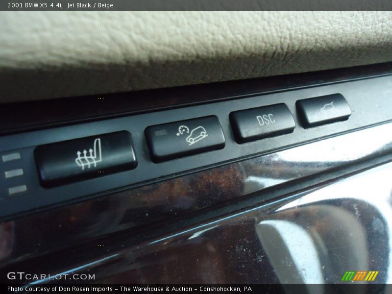 Jet Black / Beige 2001 BMW X5 4.4i