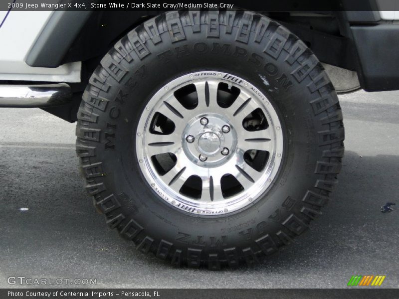 Stone White / Dark Slate Gray/Medium Slate Gray 2009 Jeep Wrangler X 4x4