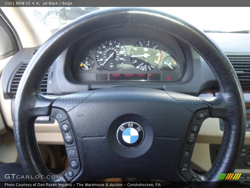 Jet Black / Beige 2001 BMW X5 4.4i