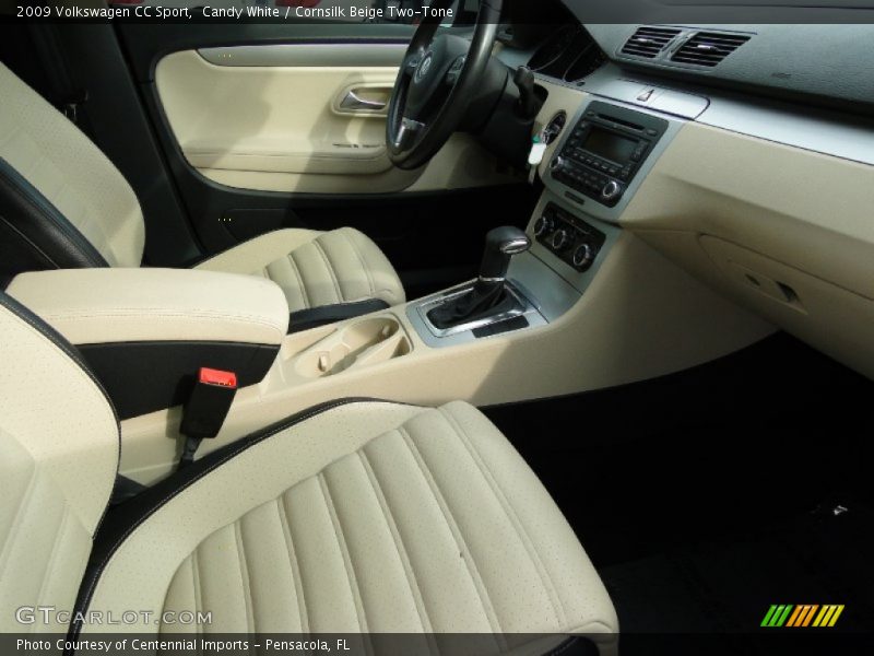 Candy White / Cornsilk Beige Two-Tone 2009 Volkswagen CC Sport
