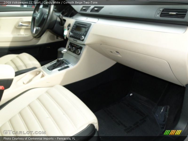 Candy White / Cornsilk Beige Two-Tone 2009 Volkswagen CC Sport