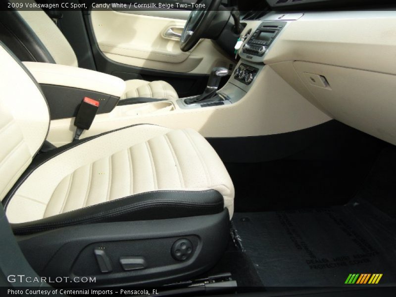 Candy White / Cornsilk Beige Two-Tone 2009 Volkswagen CC Sport