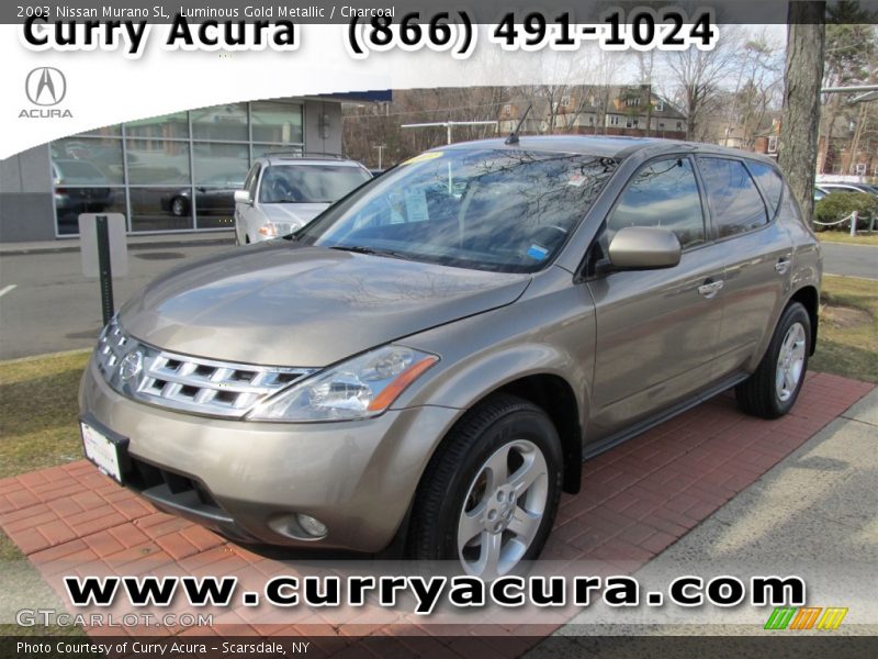 Luminous Gold Metallic / Charcoal 2003 Nissan Murano SL
