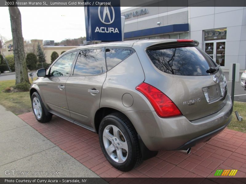 Luminous Gold Metallic / Charcoal 2003 Nissan Murano SL