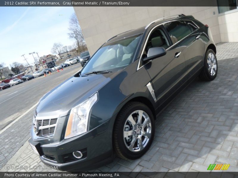 Gray Flannel Metallic / Titanium/Ebony 2012 Cadillac SRX Performance