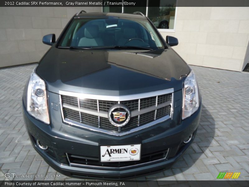 Gray Flannel Metallic / Titanium/Ebony 2012 Cadillac SRX Performance