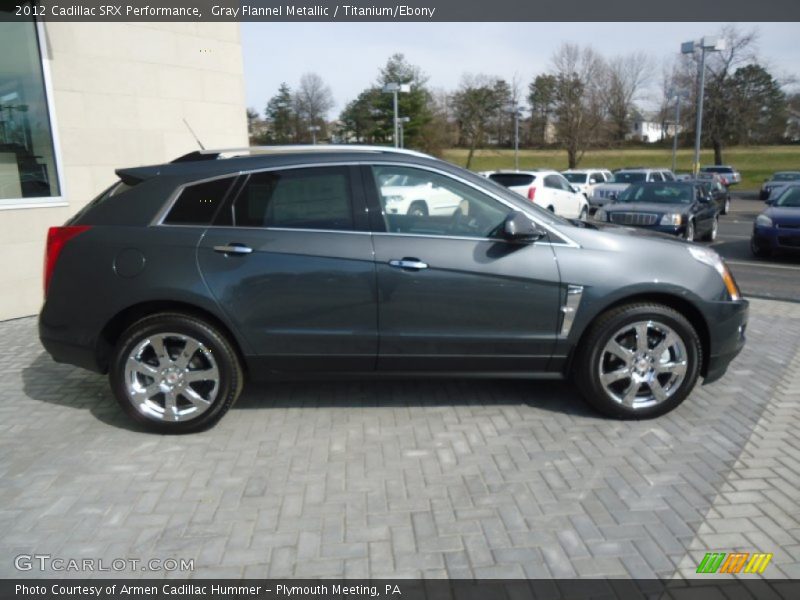 Gray Flannel Metallic / Titanium/Ebony 2012 Cadillac SRX Performance