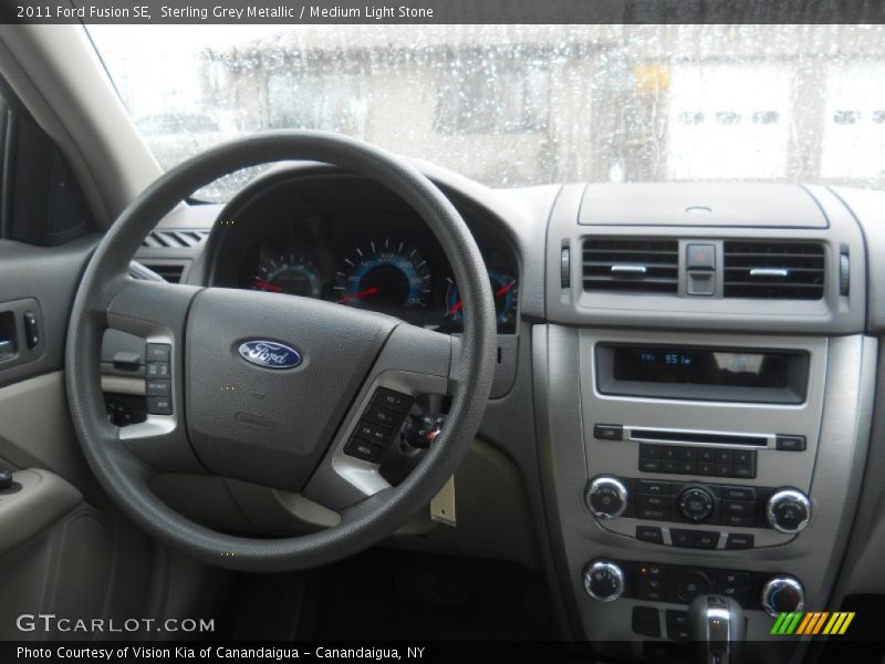 Sterling Grey Metallic / Medium Light Stone 2011 Ford Fusion SE