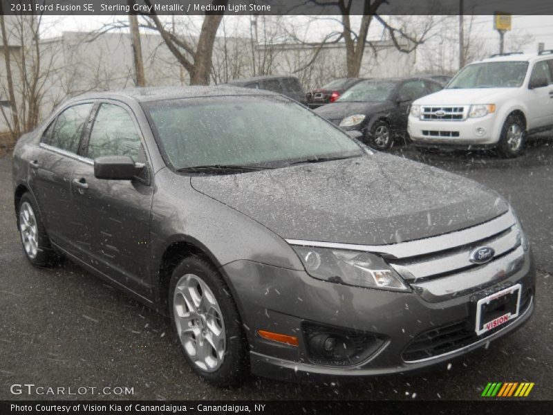 Sterling Grey Metallic / Medium Light Stone 2011 Ford Fusion SE