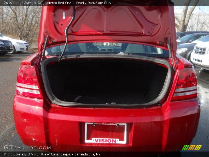 Inferno Red Crystal Pearl / Dark Slate Gray 2010 Dodge Avenger SXT