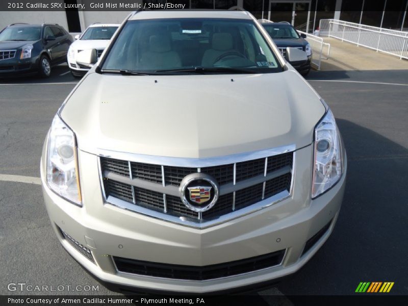 Gold Mist Metallic / Shale/Ebony 2012 Cadillac SRX Luxury