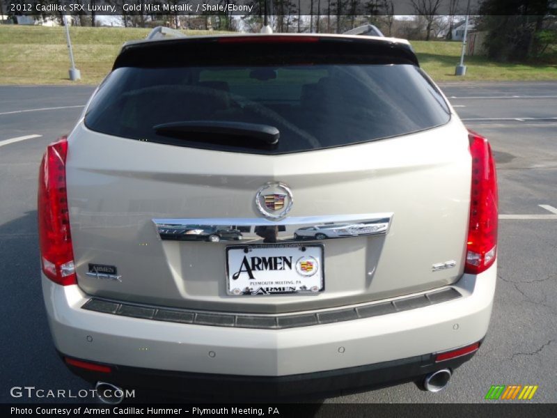 Gold Mist Metallic / Shale/Ebony 2012 Cadillac SRX Luxury
