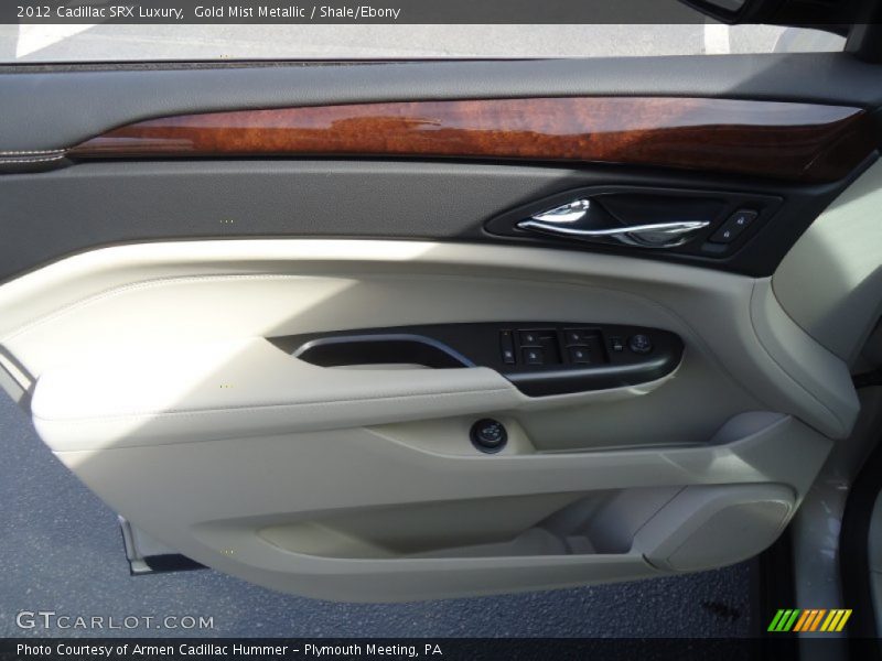 Gold Mist Metallic / Shale/Ebony 2012 Cadillac SRX Luxury
