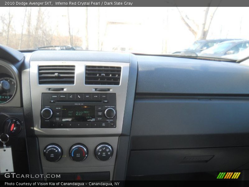 Inferno Red Crystal Pearl / Dark Slate Gray 2010 Dodge Avenger SXT