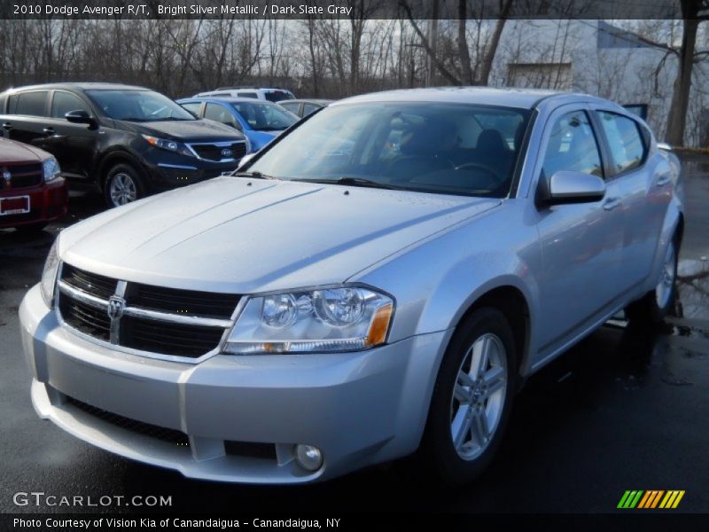 Bright Silver Metallic / Dark Slate Gray 2010 Dodge Avenger R/T