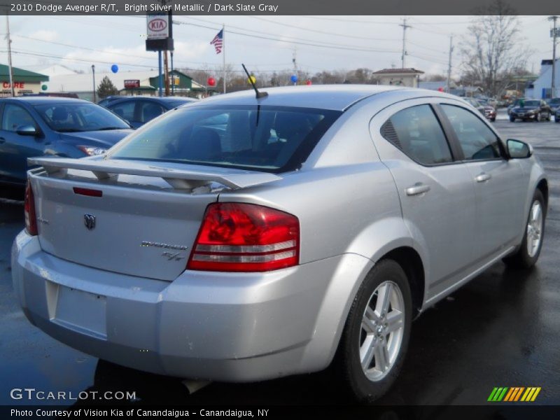 Bright Silver Metallic / Dark Slate Gray 2010 Dodge Avenger R/T