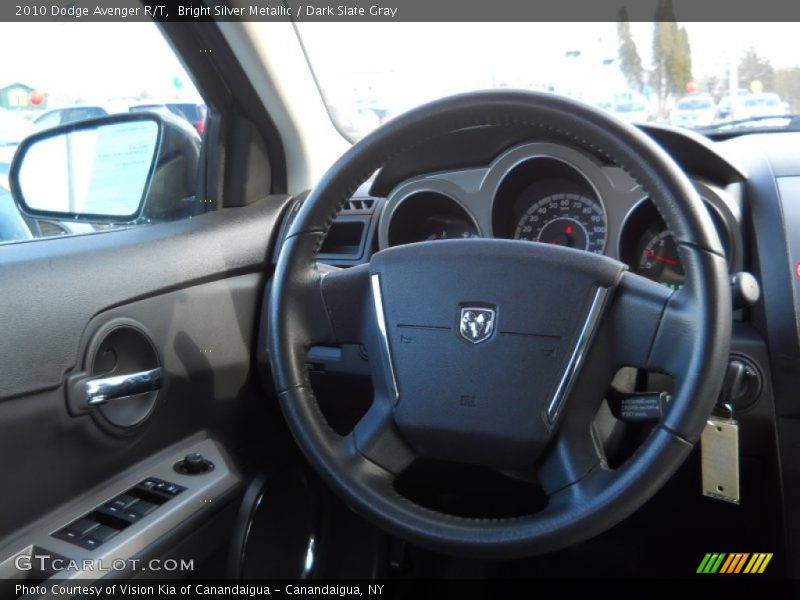 Bright Silver Metallic / Dark Slate Gray 2010 Dodge Avenger R/T