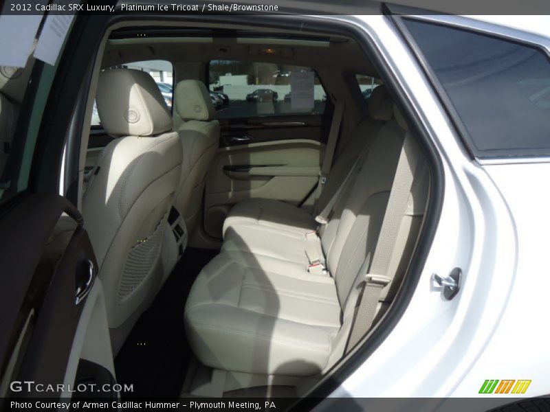 Platinum Ice Tricoat / Shale/Brownstone 2012 Cadillac SRX Luxury